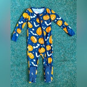 Posh Peanut Halloween one-piece 3T convertible zippy pajamas